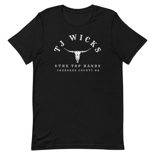 TJ Wicks & the Top Hands t-shirt